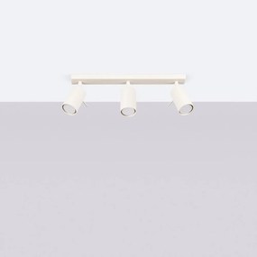 Krémovobiele bodové svietidlo 6x45 cm Etna – Sollux