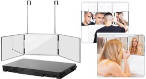 3-panelové zrkadlo s teleskopickým zavesením
