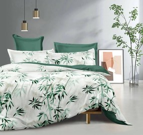 Bavlnené obliečky GRELINNE krémovo-zelené Rozmer obliečky: 70 x 90 cm | 140 x 200 cm