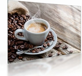 Sklenený obraz - Espresso (70x50 cm)