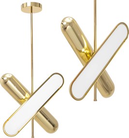 Toolight - LED závesné svietidlo APP832-CP, zlatá, OSW-01049