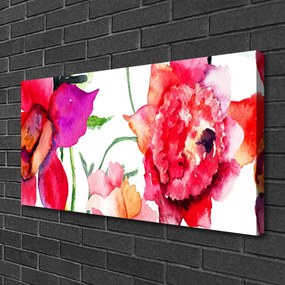 Obraz na plátne Kvety umenie 120x60 cm