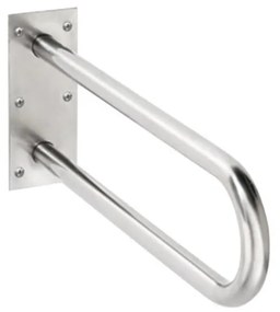 Nástenné madlo do kúpeľne z nehrdzavejúcej ocele 62 cm Handicap U – Sapho