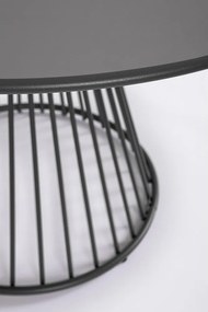 Oceľový okrúhly záhradný jedálenský stôl ø 120 cm Austin – Bizzotto