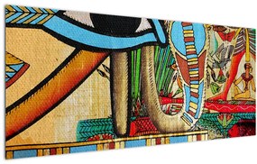 Obraz s egyptskými motívmi (120x50 cm)
