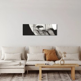 Obraz rúk (s hodinami) (90x30 cm)