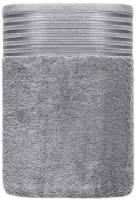 Bavlněný froté ručník s modalem VELA 70x140 cm šedý