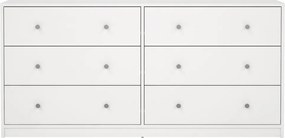 Komoda Myras 143 cm biela