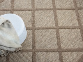 My Flair, Kusový koberec Mara beige – na von aj na doma, 140x200, béžová, chodba / predsieň