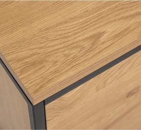 Komoda v dekore duba v prírodnej farbe 104,5x80x45 cm Cesura – Unique Furniture