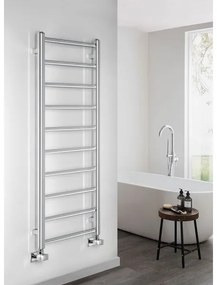 Sapho - Kúpeľňový radiátor METRO LIGHT 247W/230V 40x114 cm lesklý chróm