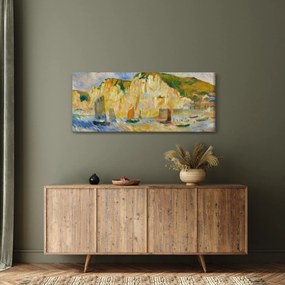 Obraz - Auguste Renoir, Sea and Cliffs, reprodukcia (120x50 cm)