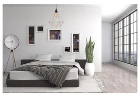 Závesné svietidlo Fusion, 1x medené drôtené tienidlo, m