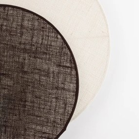 BRILAGI - Nástenné svietidlo CIRCLES 1xE27/60W/230V pr. 45 cm krémová/hnedá