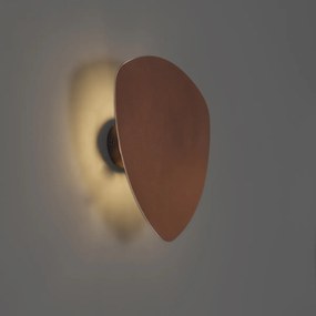 Dizajnové nástenné svietidlo bronzové organické 32 cm 2-svetlá - Pulley