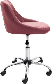 Pracovná stolička Lazio koženka - bordová