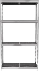 Outdoor sivý kovový regál, 180x100x38cm-4