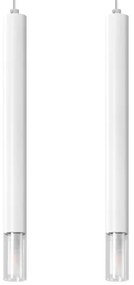 Sollux SL.0958 - Luster na lanku VIZIER 2xG9/40W/230V biela