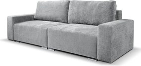 Rozkladacia pohovka Anafi, svetlo šedá látka