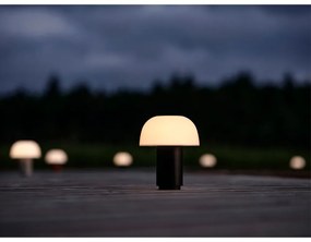 Čierna hliníková LED stmievateľná stolová lampa (výška 22 cm) Harvest – Zone