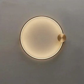 Toolight Toolight, LED nástenné svietidlo 40cm 17W 4000K APP1388-CW, zlatá matná, OSW-00912