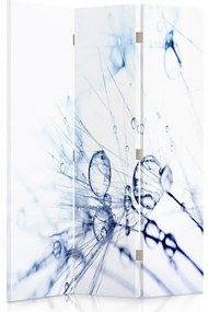 Gario Paraván Snežienka zaliata rosou Veľkosť: 110 x 170 cm, Prevedenie: Otočný paraván 360°