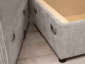 Svetlobéžová sedacia súprava do U SMART COSARO 295x140 cm