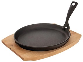 Grilovacia liatinová panvica s odnímateľnou rukoväťou ø 22 cm LITINA – Orion