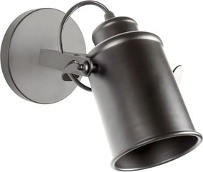 Toolight - Reflektor nástenné svietidlo E27 APP486-1C, čierna, OSW-00597