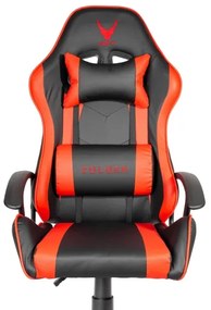 Herná stolička VARR Zolder čierna/červená