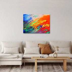 Obraz - Farebná abstrakcia (70x50 cm)