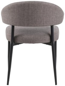 Jídelní židle Edina šedohnědá