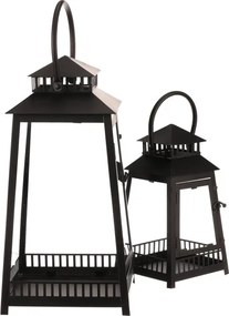 Set dvoch lampášov čierny LUC307 (2 ks)