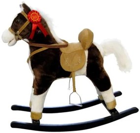 Hojdací koník s melódiou Milly Mally Mustang tmavo hnedý