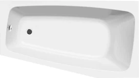 Aqualine Aqualine, BEROUNKA vaňa 160x90x41cm, pravá, biela, A1691