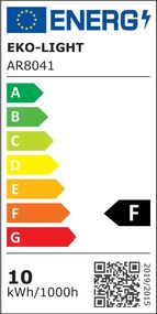 Halogénová LED žiarovka GU10 neutrálna 4000k 10w 870 lm čierna
