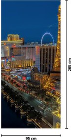 Fototapeta na dvere - Las Vegas (95x205cm)