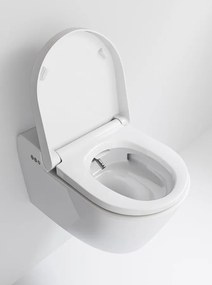 GSI GSI, WCLEAN závesné WC Swirlflush s integrovaným elektronickým bidetom, biela ExtraGlaze, 7418K11
