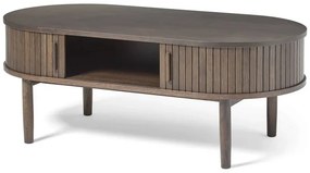 Dizajnový konferenčný stolík Palomino 120 cm tmavohnedý dub