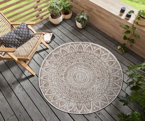 Obojstranný koberec Nora Lilja linen kruh