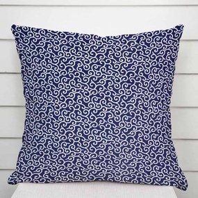 Biante Bavlnená obliečka na vankúš Sandra SA-257 Ornamenty na tmavo modrom 70 x 90 cm