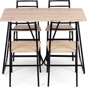 Sada nábytku do jedálne, kuchyne, stôl, 4 stoličky PARIS