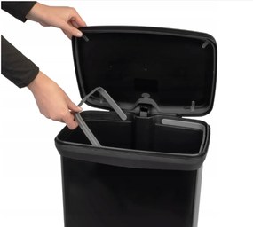 Curver Odpadkový kôš DECO BIN 50 l, čierny