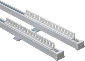 Súprava – dvojitá stropná hliníková koľajnica TS 150 cm