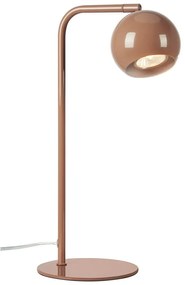 Hnedá stolová lampa s kovovým tienidlom (výška 39,5 cm) Pop – Markslöjd