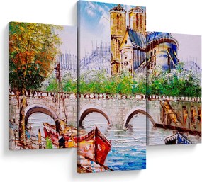 Obraz - Olejomaľba mesta (90x60 cm)