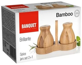 Banquet 3-dielna sada koreničiek BRILLANTE Bamboo