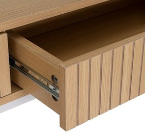 Konzolový stolík v dekore duba v prírodnej farbe 30x100 cm Mid-Lines – Casa Selección