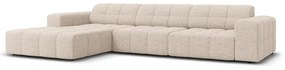 Béžová rohová pohovka (ľavý roh) Chicago – Cosmopolitan Design