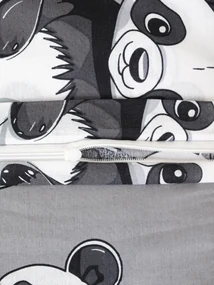Bavlnená obliečka na vankúšik Renforcé 40 x 40 cm – Panda